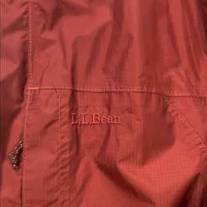 L.L. Bean burgundy Windbreaker